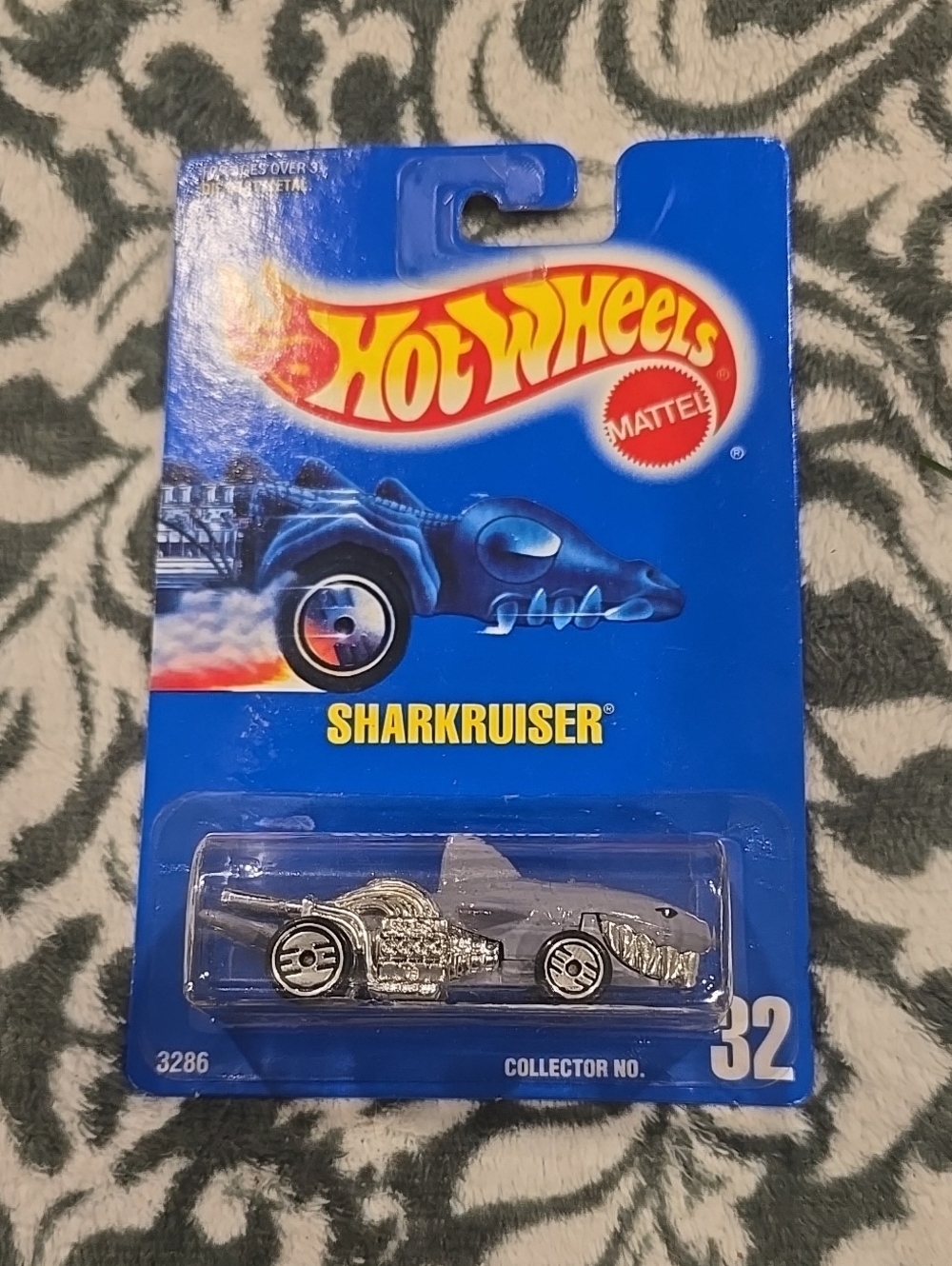 1991 Hot Wheels SHARKRUISER, 3286, #32 New in Original Packaging, Diecast